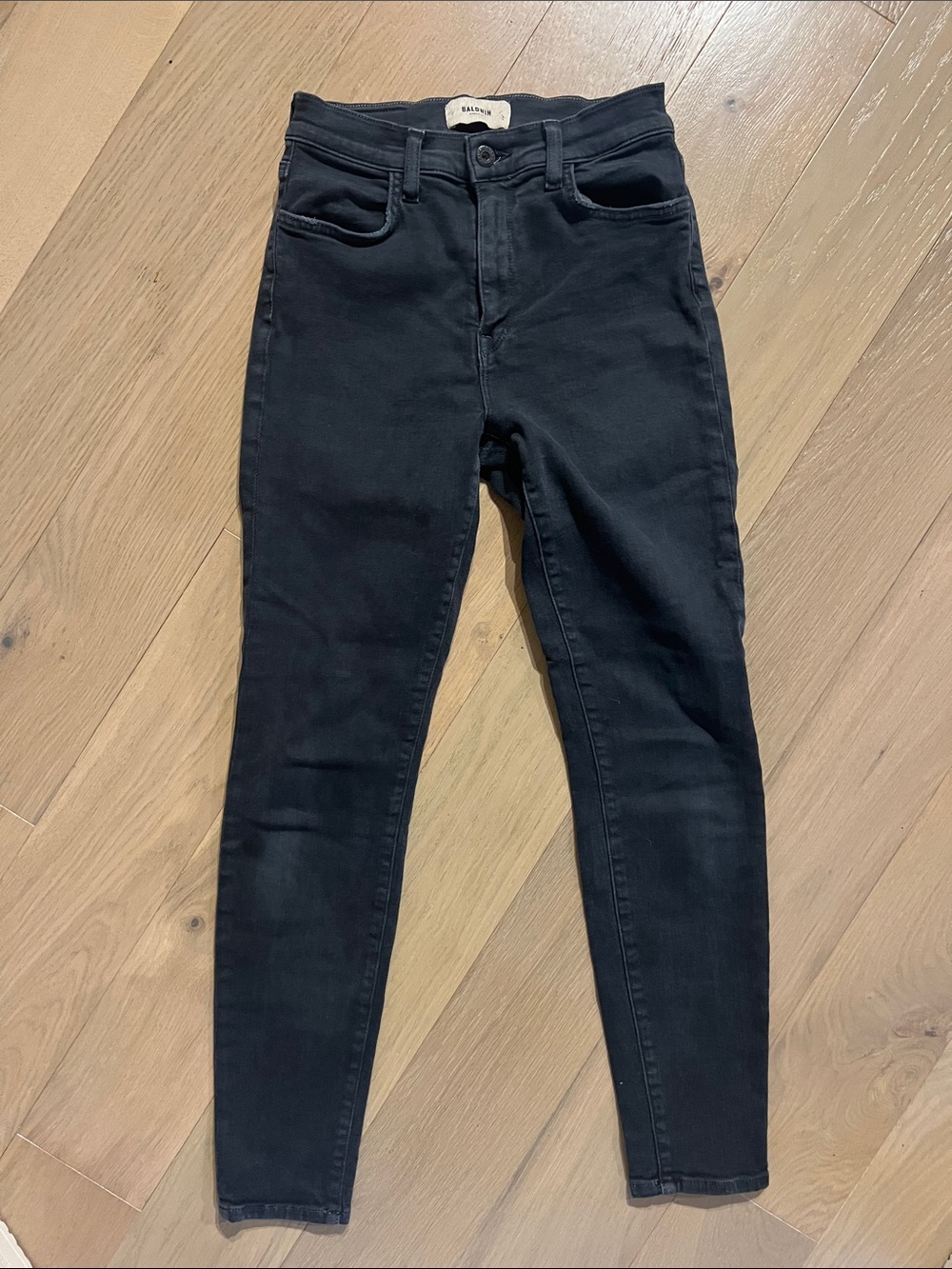baldwin Black High-Rise Skinny Jeans